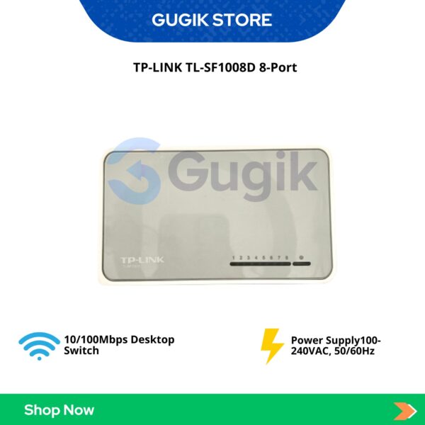 TP-LINK SWITCH 8 PORT 10/100 TL-SF1008D-Second