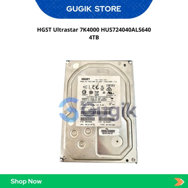 HGST Ultrastar 7K4000 HUS724040ALS640 4TB