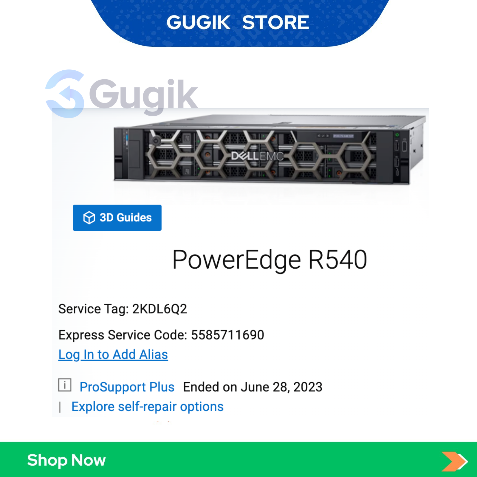 Server Dell R540 2U 8x 3.5” 2x Intel Xeon Silver 4110 RAM 128GB - 2KDL6Q2 - Gambar 2