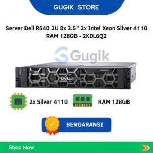 Server Dell R540 2U 8x 3.5” 2x Intel Xeon Silver 4110 RAM 128GB - 2KDL6Q2