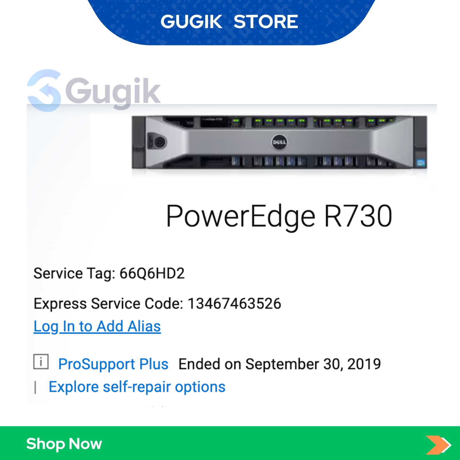 Server Dell R730 2U 16x2.5" 2x Intel Xeon E5 2697 V4 RAM 64GB - 66Q6HD2 - Gambar 2