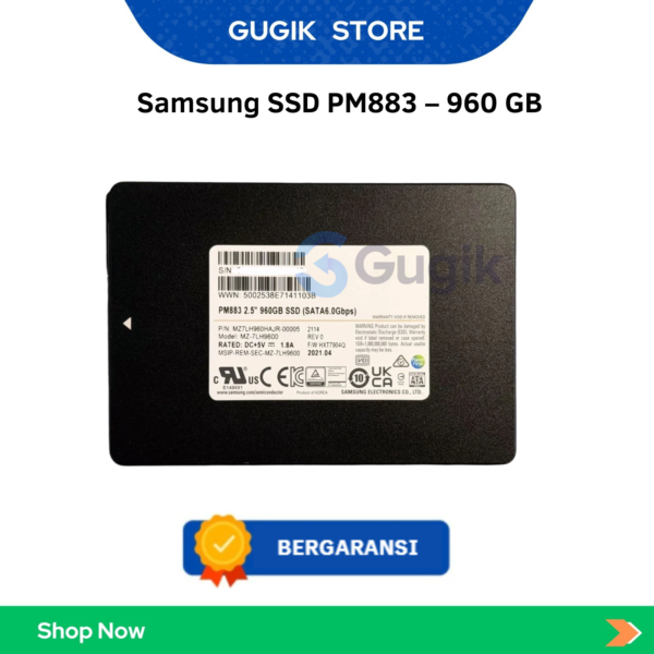 Samsung SSD PM883 – 960 GB
