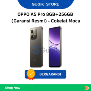 OPPO A5 Pro 8GB+256GB (Garansi Resmi) - Cokelat Moca