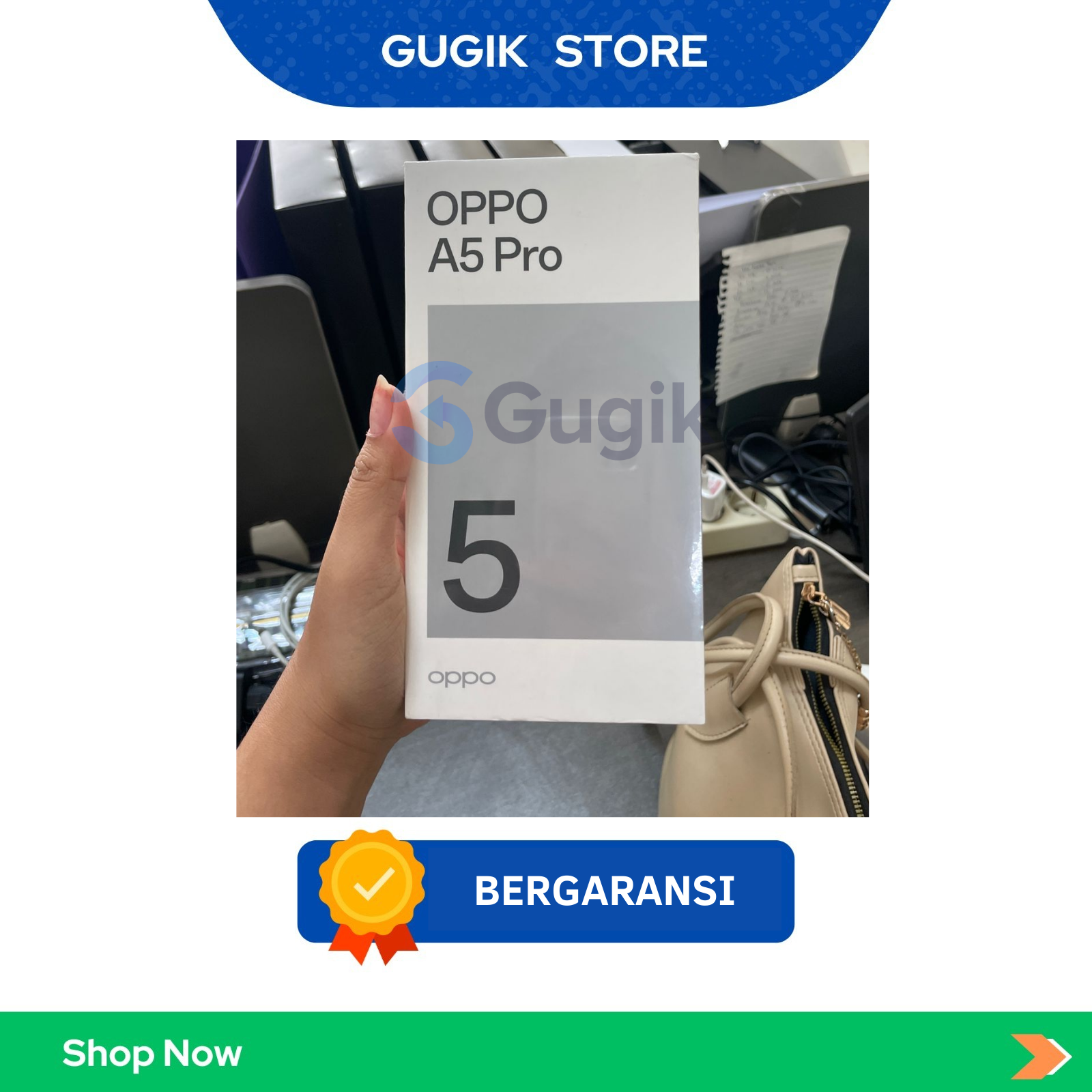 OPPO A5 Pro 8GB+256GB (Garansi Resmi) - Cokelat Moca - Gambar 2