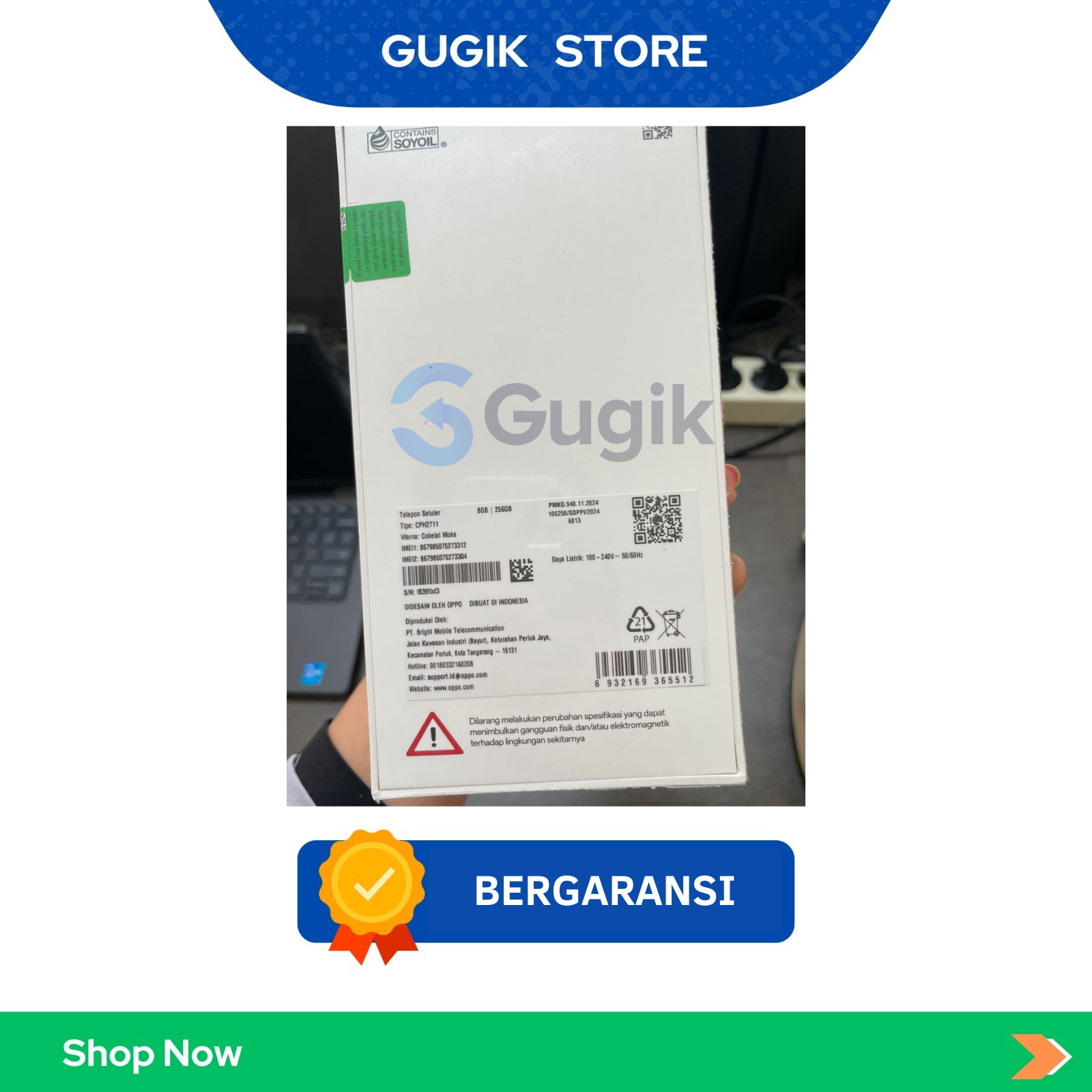 OPPO A5 Pro 8GB+256GB (Garansi Resmi) - Cokelat Moca - Gambar 3
