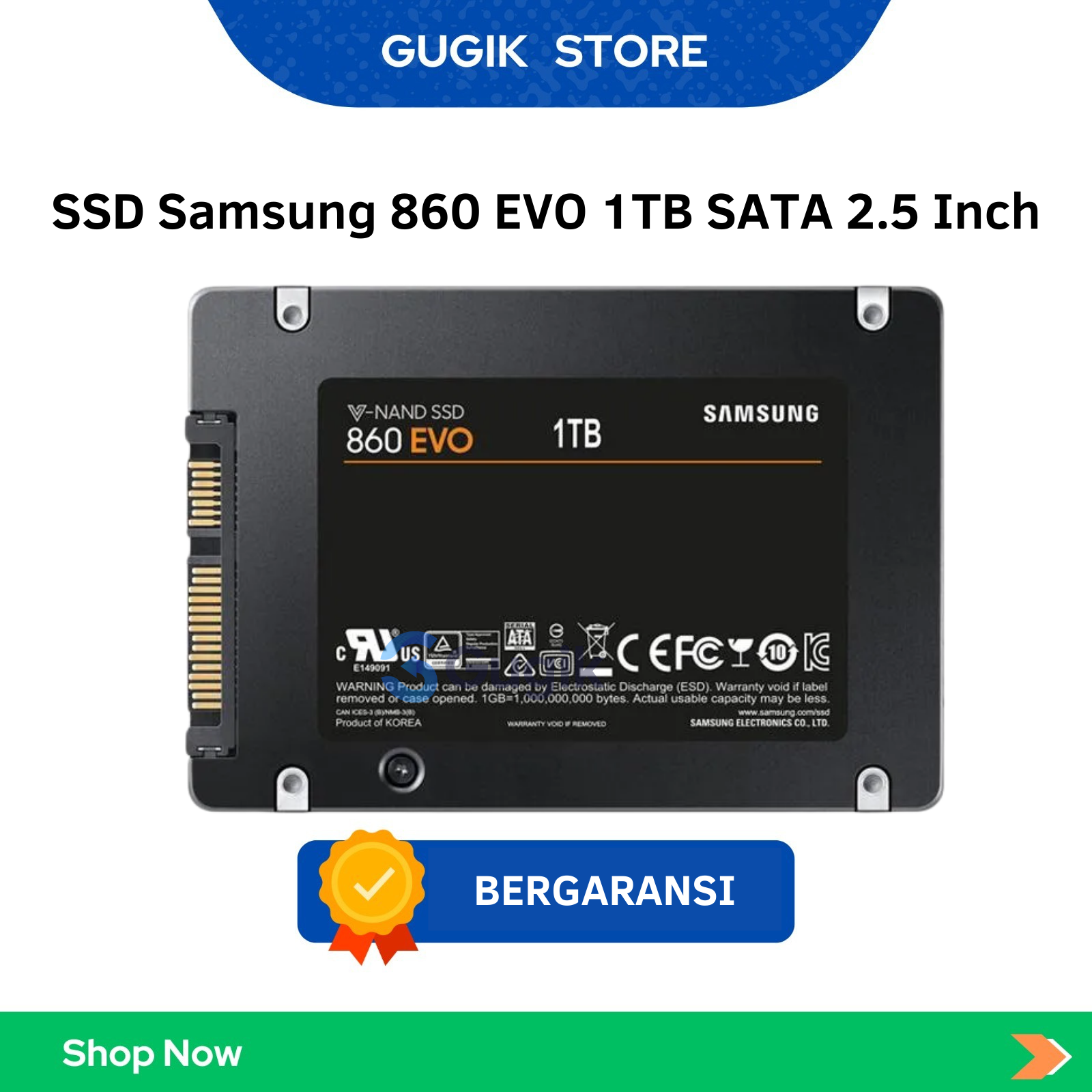 SSD Samsung 860 EVO 1TB SATA 2.5 Inch