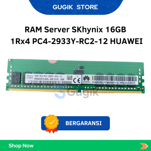RAM Server SKhynix 16GB 1Rx4 PC4-2933Y-RC2-12 HUAWEI
