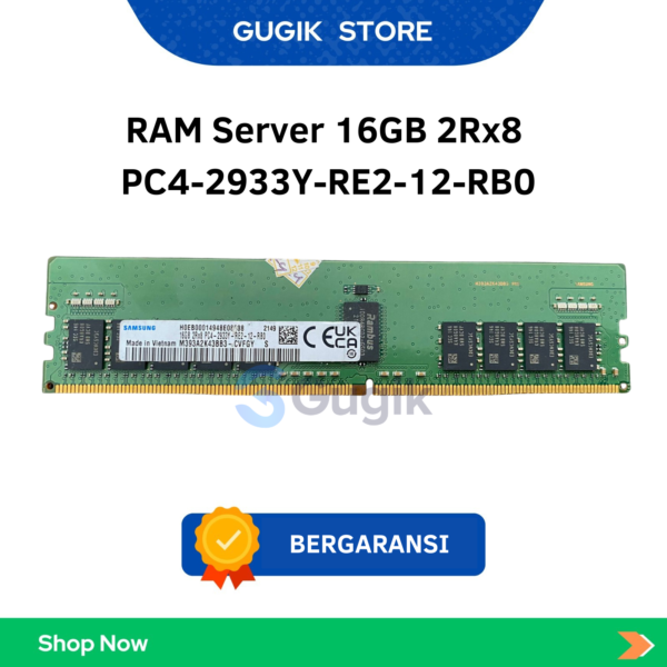 RAM Server 16GB 2Rx8 PC4-2933Y-RE2-12-RB0