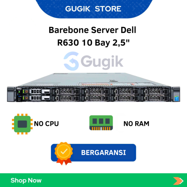 Barebone Server Dell R630 10 Bay 2,5″