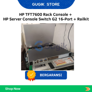 HP TFT7600 Rack Console + HP Server Console Switch G2 16-Port + Railkit
