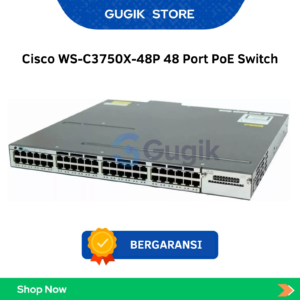 Cisco WS-C3750X-48P 48 Port PoE Switch