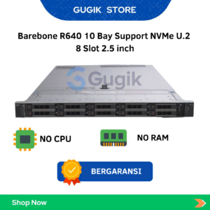 Barebone R640 10 Bay Support NVMe U.2 8 Slot 2.5 inch