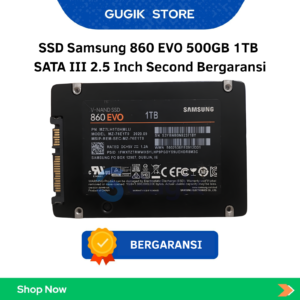 SSD Samsung 860 EVO 500GB 1TB  SATA III 2.5 Inch Second Bergaransi