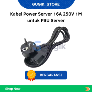 Kabel Power Server 16A 250V 1M untuk PSU Server
