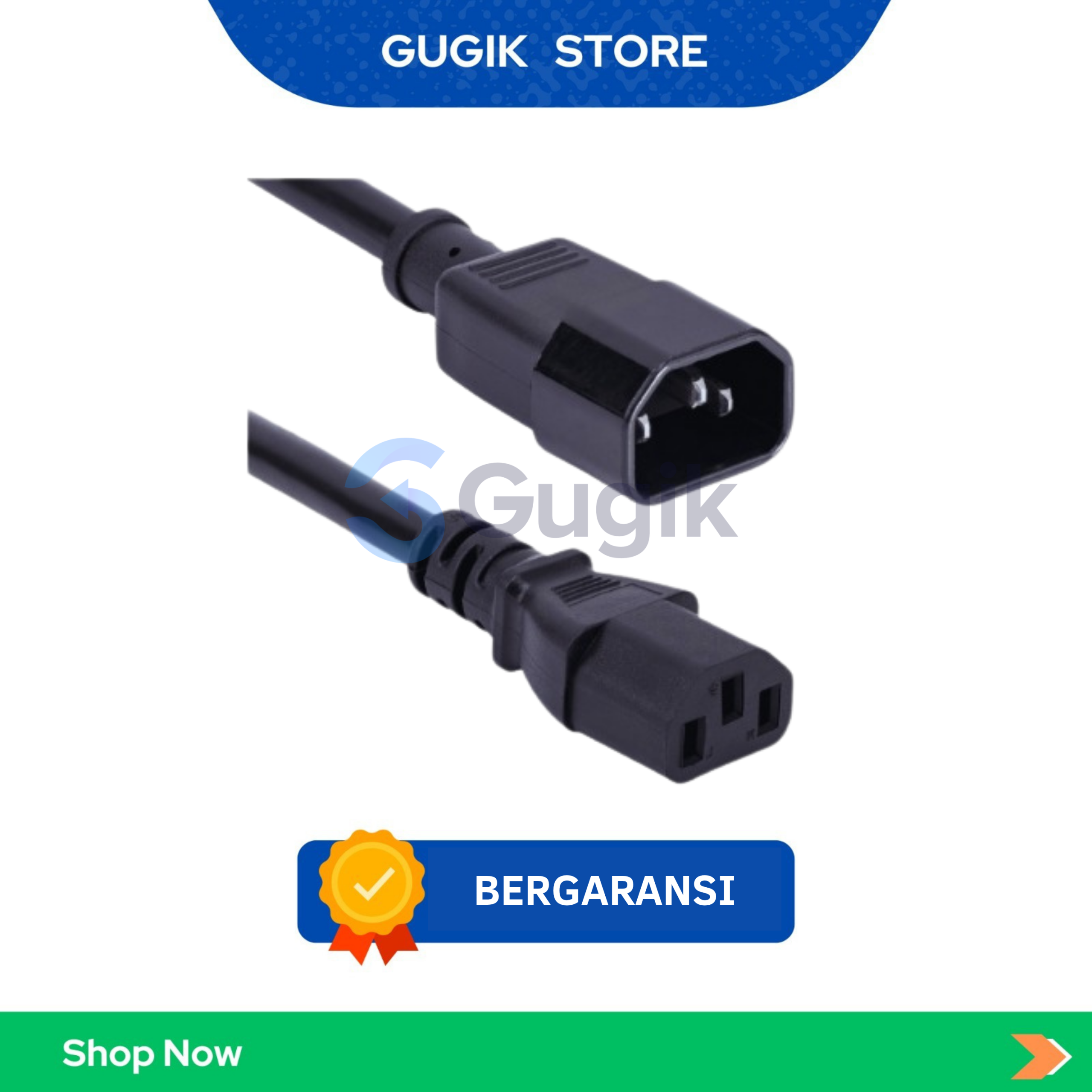 Kabel Power Extension 1.8M 10A 250V - Gambar 2
