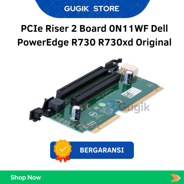 PCIe Riser 2 Board 0N11WF Dell PowerEdge R730 R730xd Original