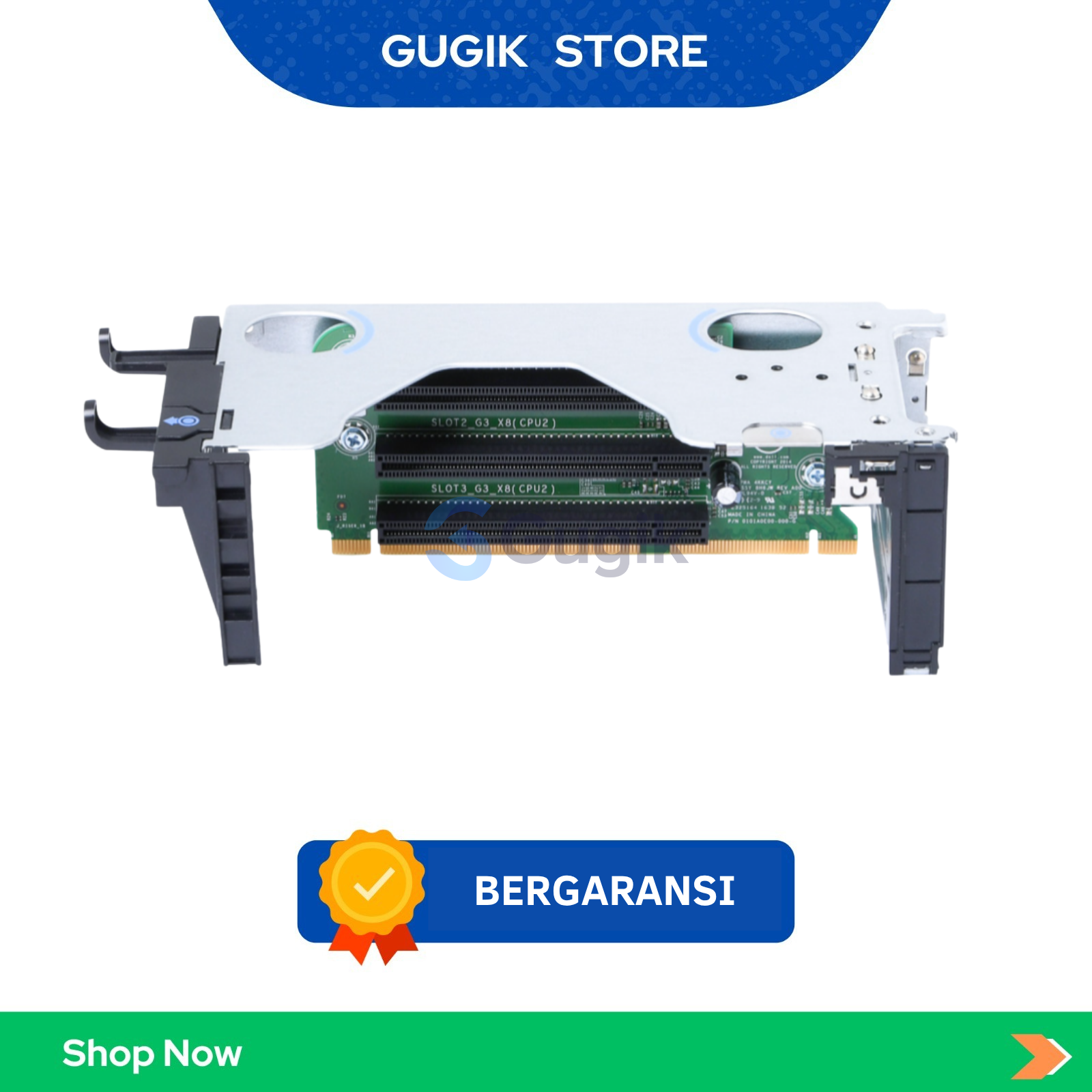 Gugik Store - PCIe Riser 1 Board 04KKCY Dell PowerEdge R730 R730xd Original - Gambar 2
