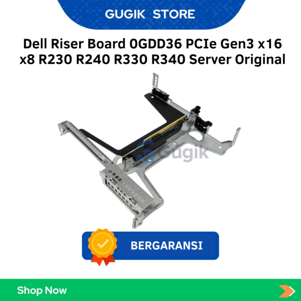 Dell Riser Board 0GDD36 PCIe Gen3 x16 x8 R230 R240 R330 R340 Server Original
