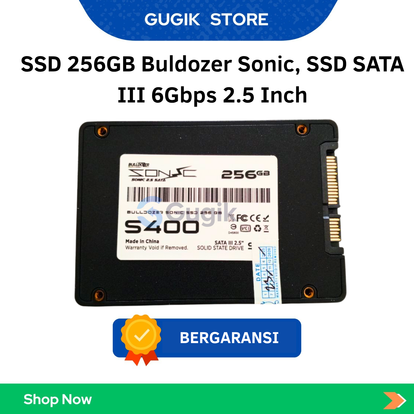 SSD 256GB Buldozer Sonic, SSD SATA III 6Gbps 2.5 Inch