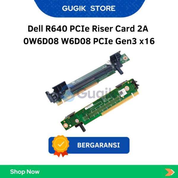 Dell R640 PCIe Riser Card 2A 0W6D08 W6D08 PCIe Gen3 x16