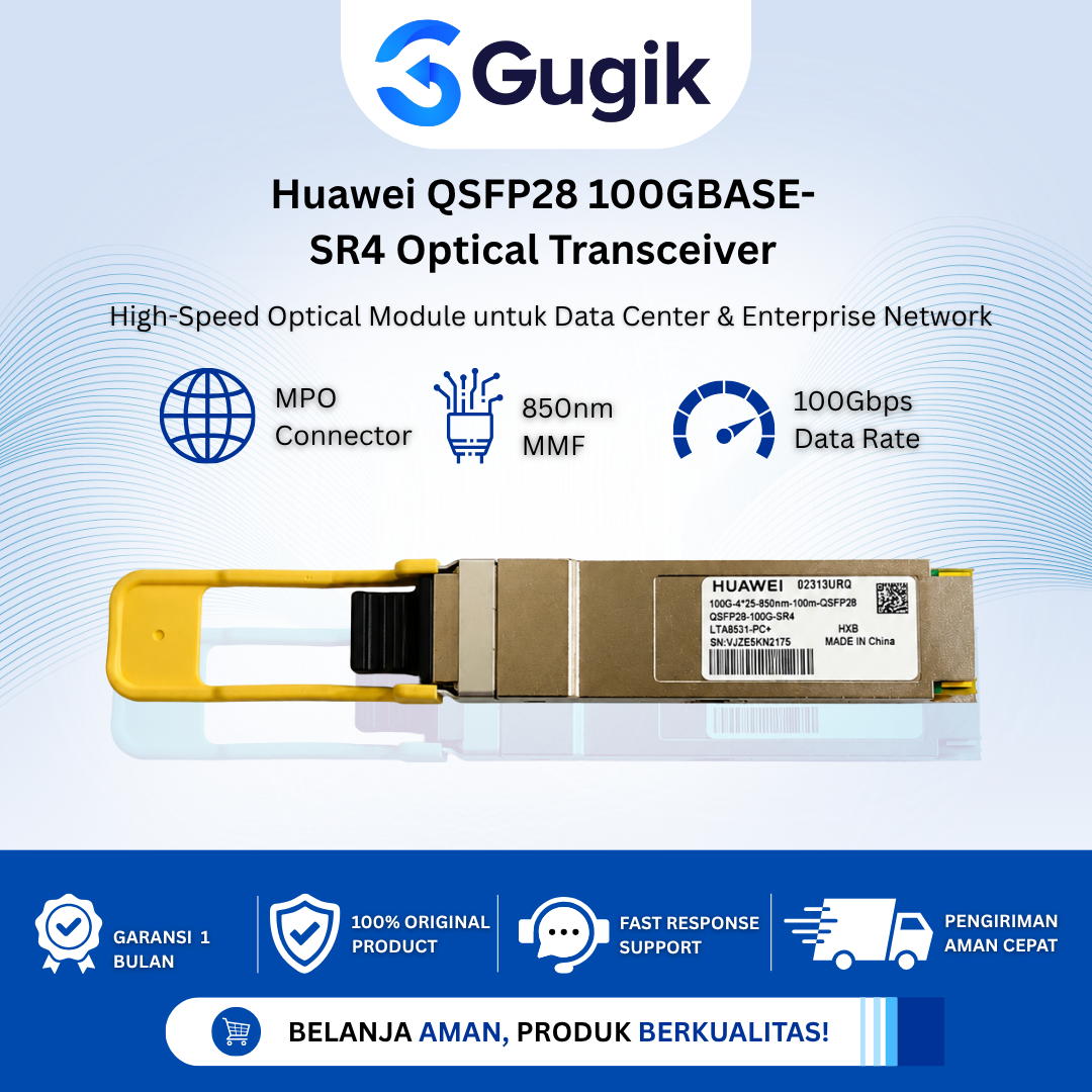 Huawei QSFP28 100GBASE-SR4 Optical Transceiver 02313URQ 850nm MMF MPO