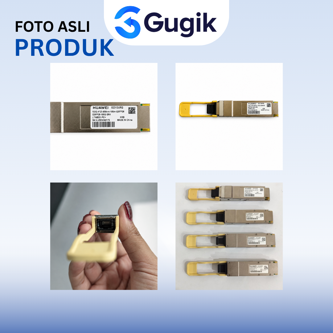 Huawei QSFP28 100GBASE-SR4 Optical Transceiver 02313URQ 850nm MMF MPO - Gambar 6