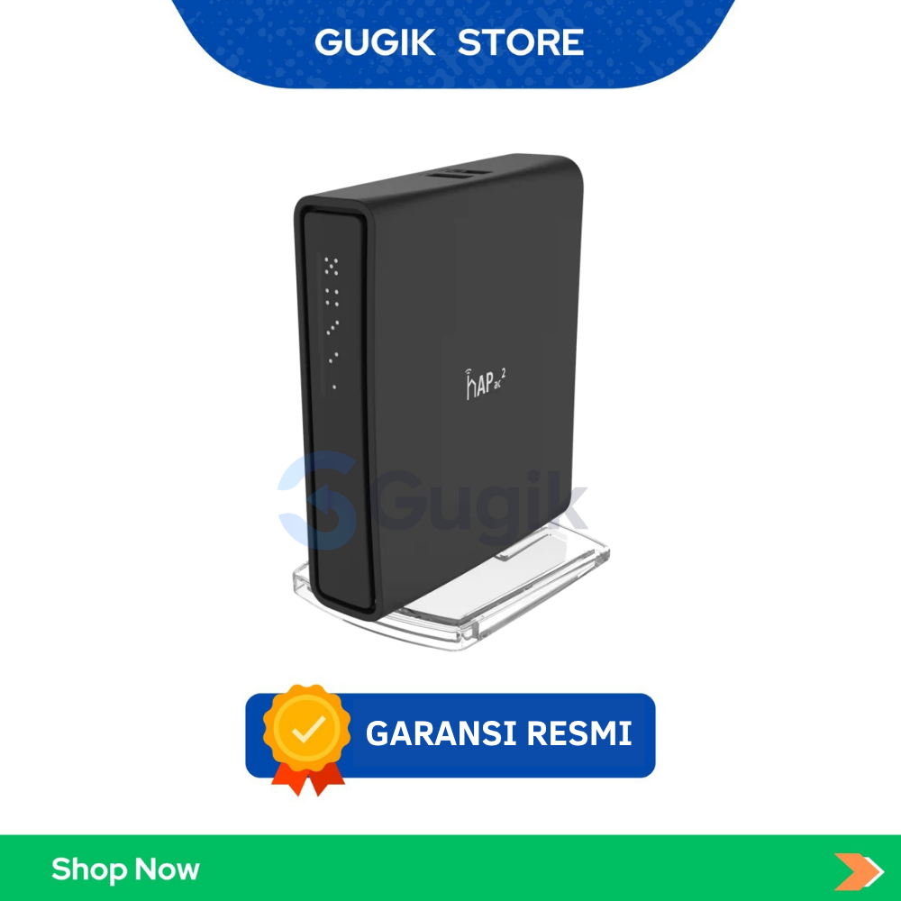 Gugik Store - MikroTik hAP ac² AC1200 Dual Band Gigabit Router RBD52G-5HacD2HnD-TC - Gambar 2
