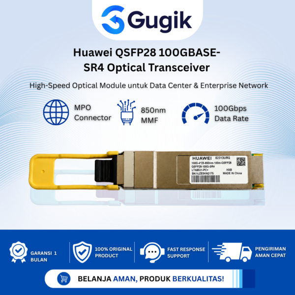 Huawei QSFP28 100GBASE-SR4 Optical Transceiver 02313URQ 850nm MMF MPO