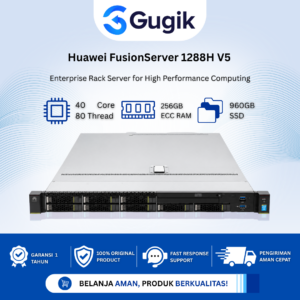 GUGIK - Huawei FusionServer 1288H V5 1U Server 2x Xeon Gold 6133 256GB RAM 960GB SSD