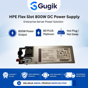 GUGIK - HPE Flex Slot 800W DC Platinum Power Supply HSTNS-PF46-1 865434-001 Server PSU