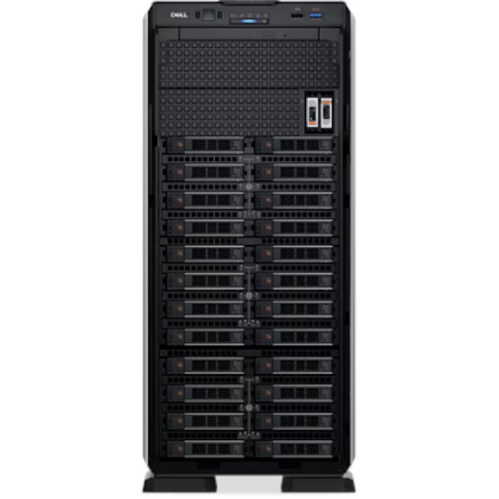 Dell PowerEdge T550 Tower (Xeon Silver 4310T 10C, 128GB, 4x1.2TB SAS) Baru Garansi Resmi