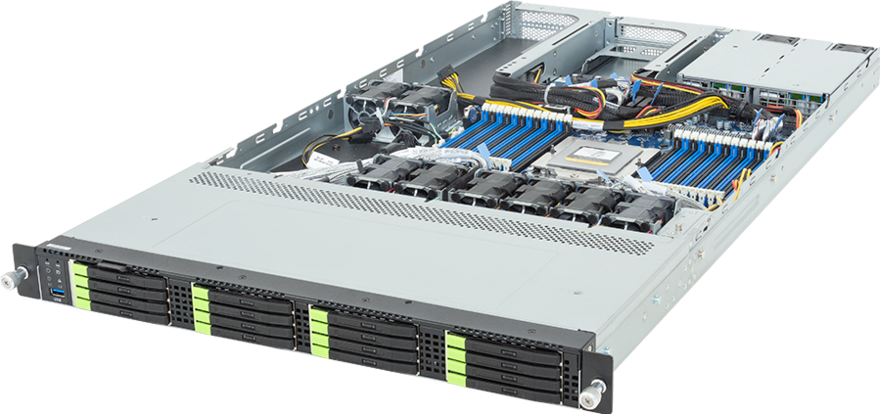 Gigabyte R163-ZG6 Rack Server 1U AMD EPYC™ 9005/9004 Baru Garansi Resmi