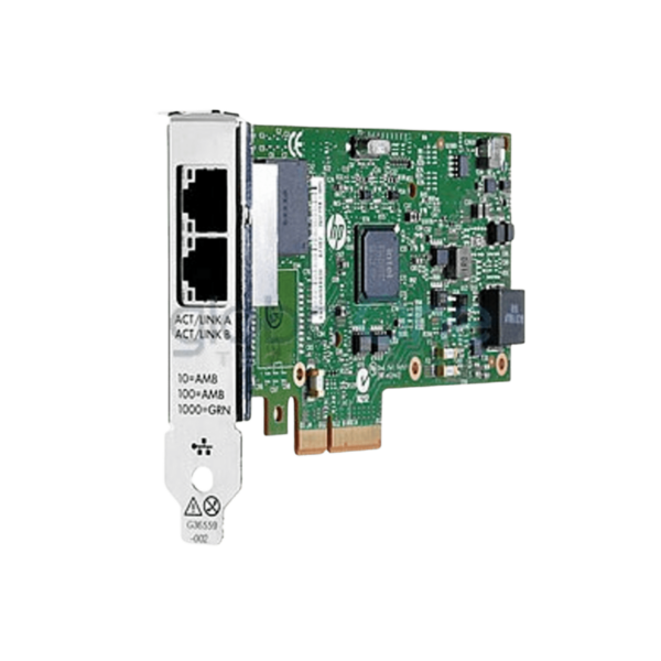 HPE Network Card Server 2 Port PCIe Ethernet 1GB 332T 615732-B21 Baru Garansi Resmi